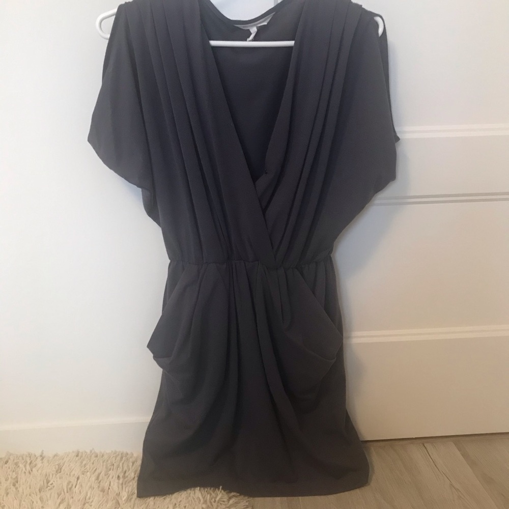 BCBG Generation draped dress with pocket